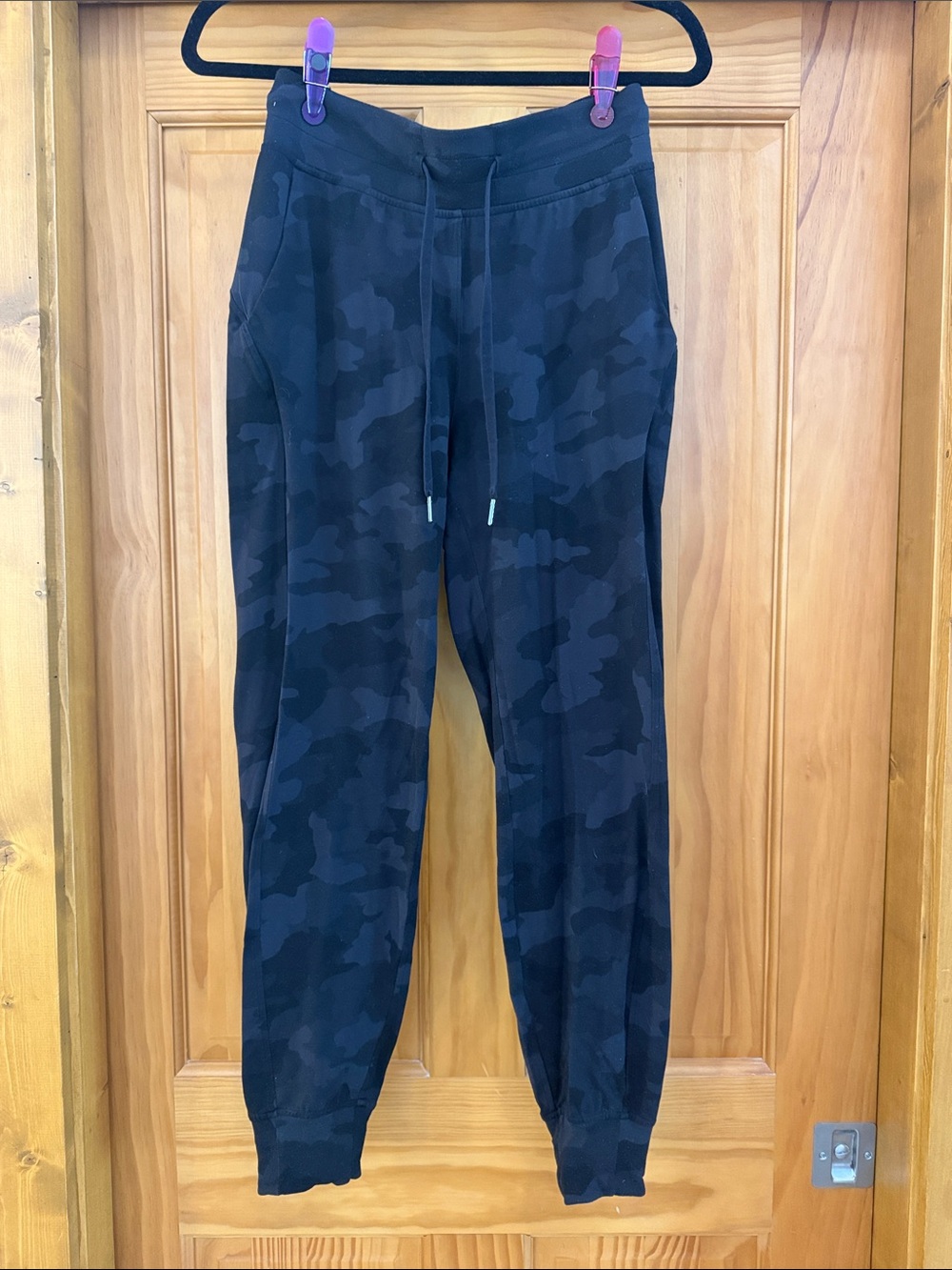 Lululemon Black Camo Jogger Pants